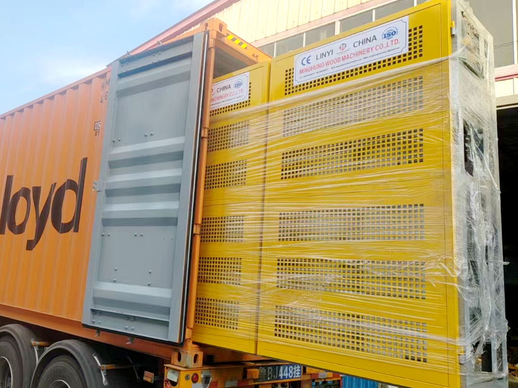 Delivery of plywood machinery (5) Delivery of plywood machinery (5)