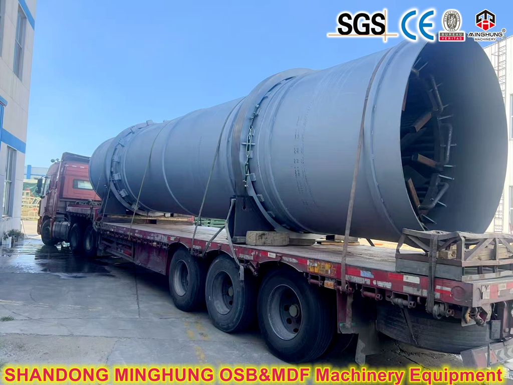 Rotary drum dryer for OSB MDF PB production Rotary drum dryer for OSB MDF PB production