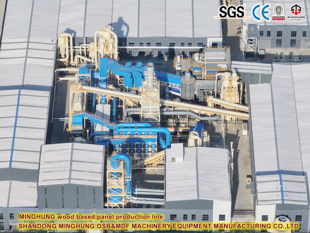 MINGHUNG wood based panel OSB production line MINGHUNG wood based panel OSB production line