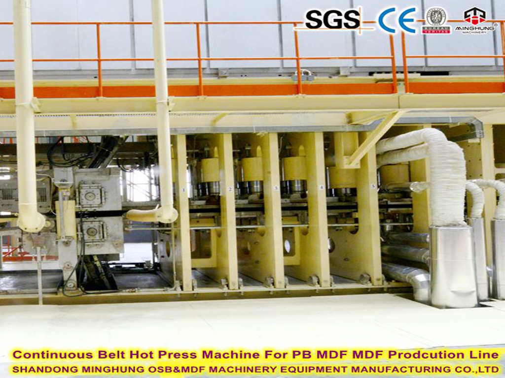Continuous Belt Hot Press Machine For PB MDF MDF Prodcution Line