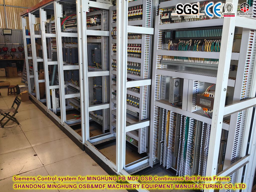 Siemens Control system for MINGHUNG PB MDF OSB Continuous Belt Press Frame