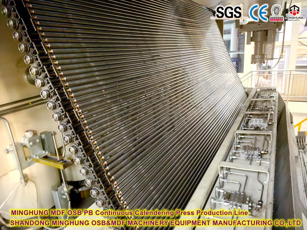 MDF OSB PB Continuous Calendering Press Production Line