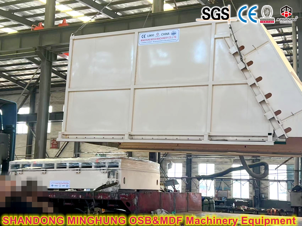 Mat former for OSB board production