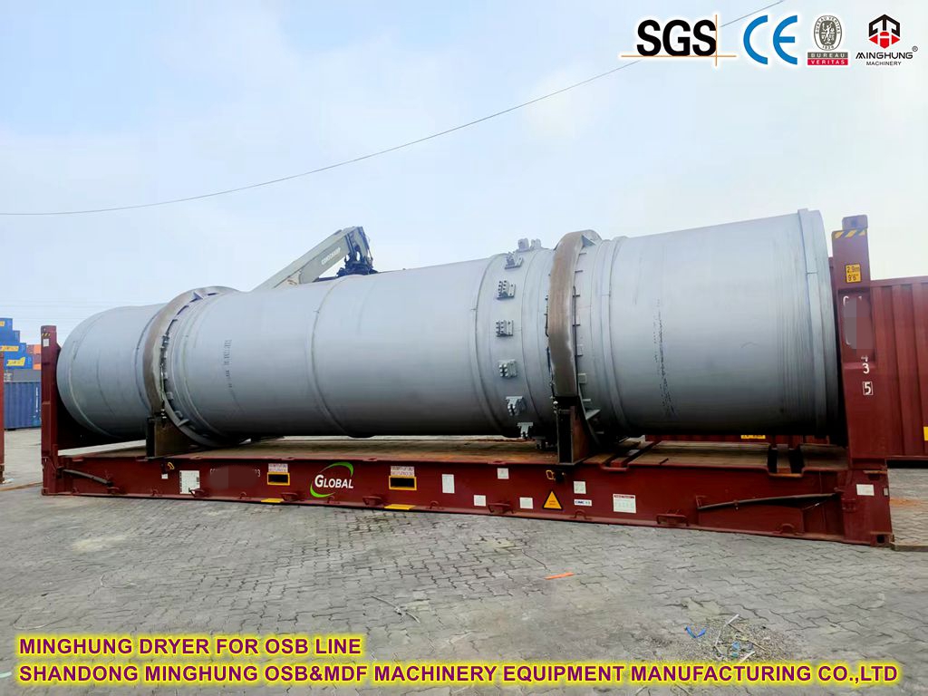 China MINGHUNG Drum dryer for OSB production