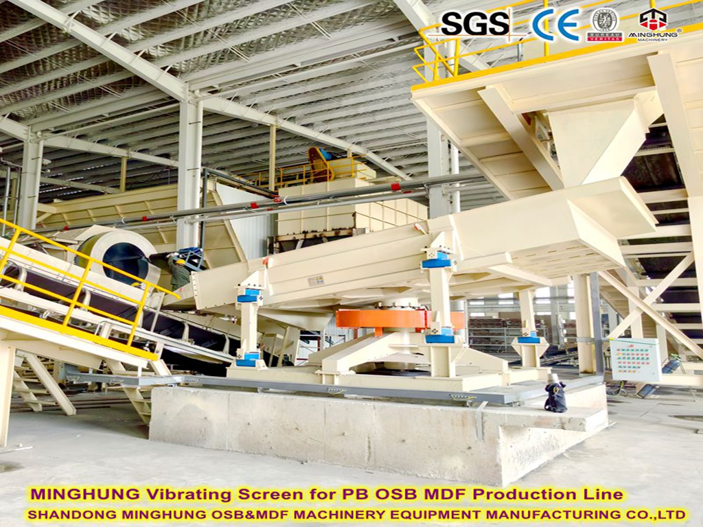 MINGHUNG Vibrating Screen for PB OSB MDF Production Line