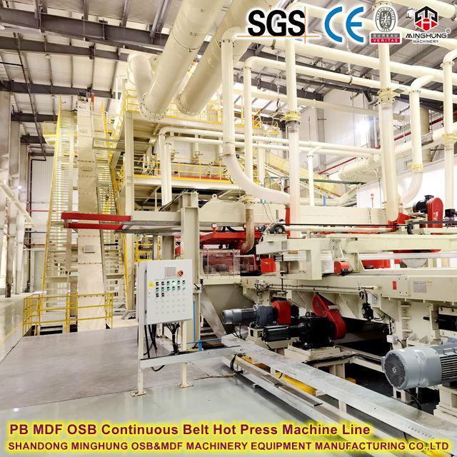 Particleboard Integrated Continuous Flat Pressing Line Fully Automatic Feeding System