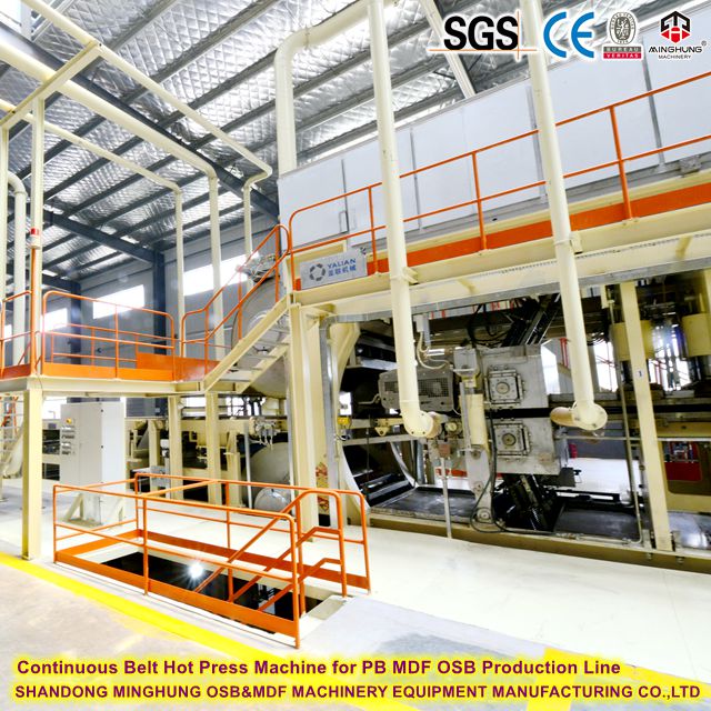 Continuous Belt Hot Press Machine for PB OSB MDF Production Line