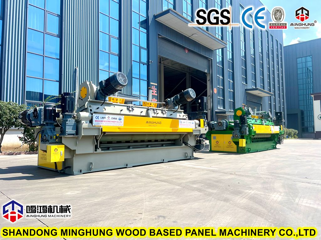 Veneer Peeling Machine