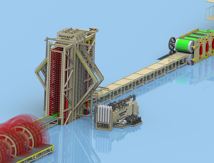 Multi-layers hot press with cooling frame