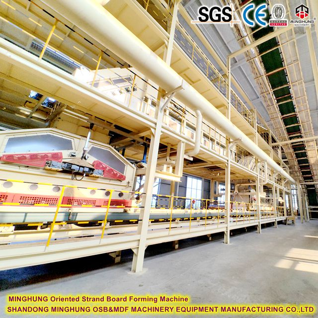 mat forming machine for OSB