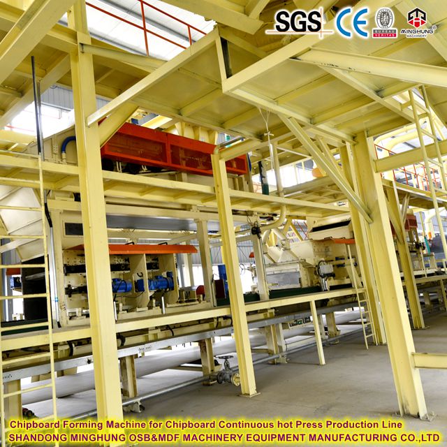 Chipboard Forming for Chipboard Continuous hot Press Production Line