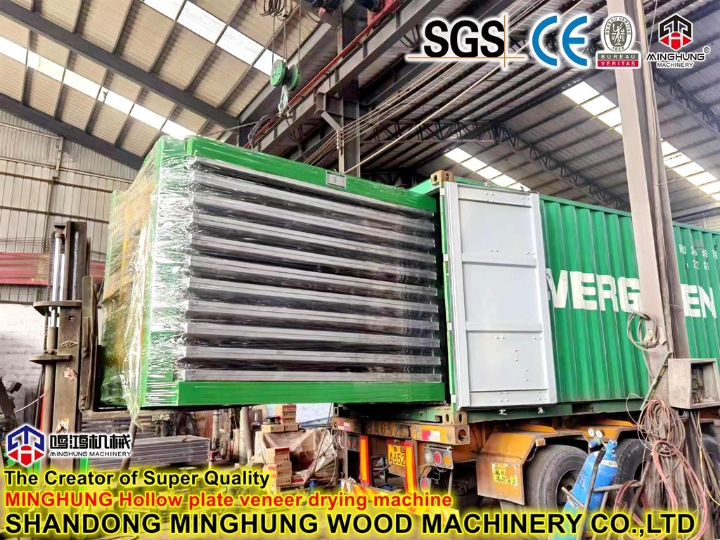 minghung veneer press dryer loading