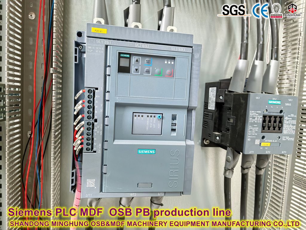 Siemens PLC MDF OSB PB production line