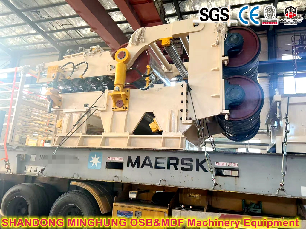 MINGHUNG OSB multi-rollers continuous pre press delivery