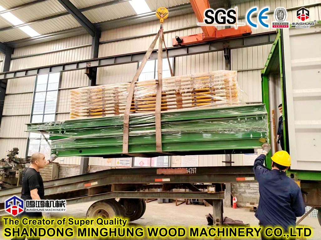 Hot press with auto loader and unloader