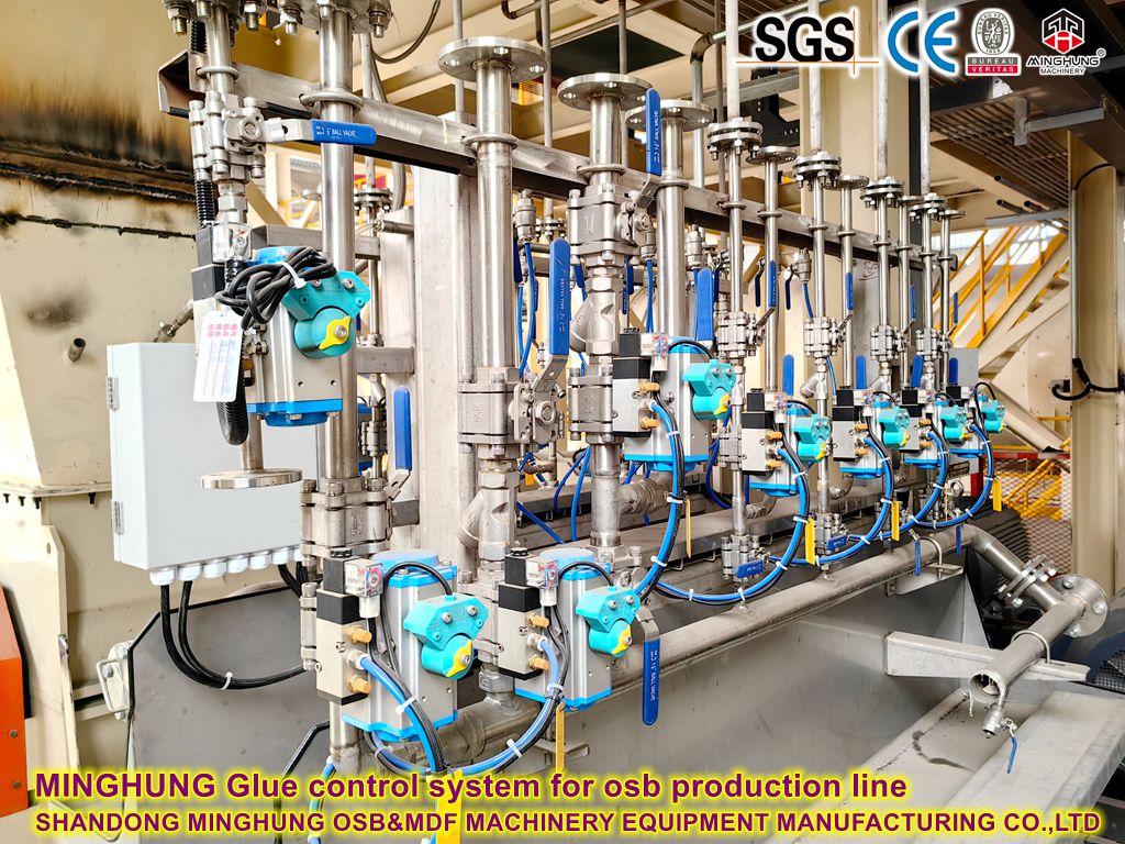 MINGHUNG Glue control system for osb production line