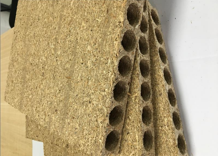 hollow core particle board