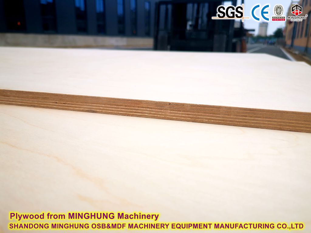 Plywood from MINGHUNG Plywood Machine