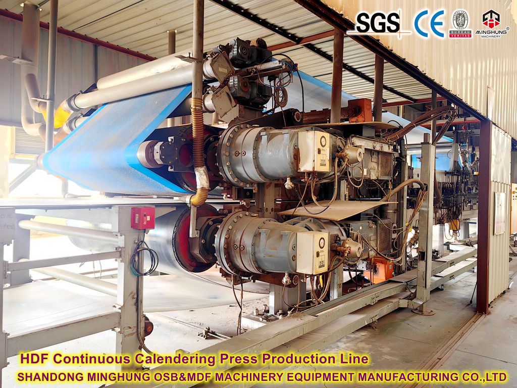 HDF Continuous Calendering Press Production Line