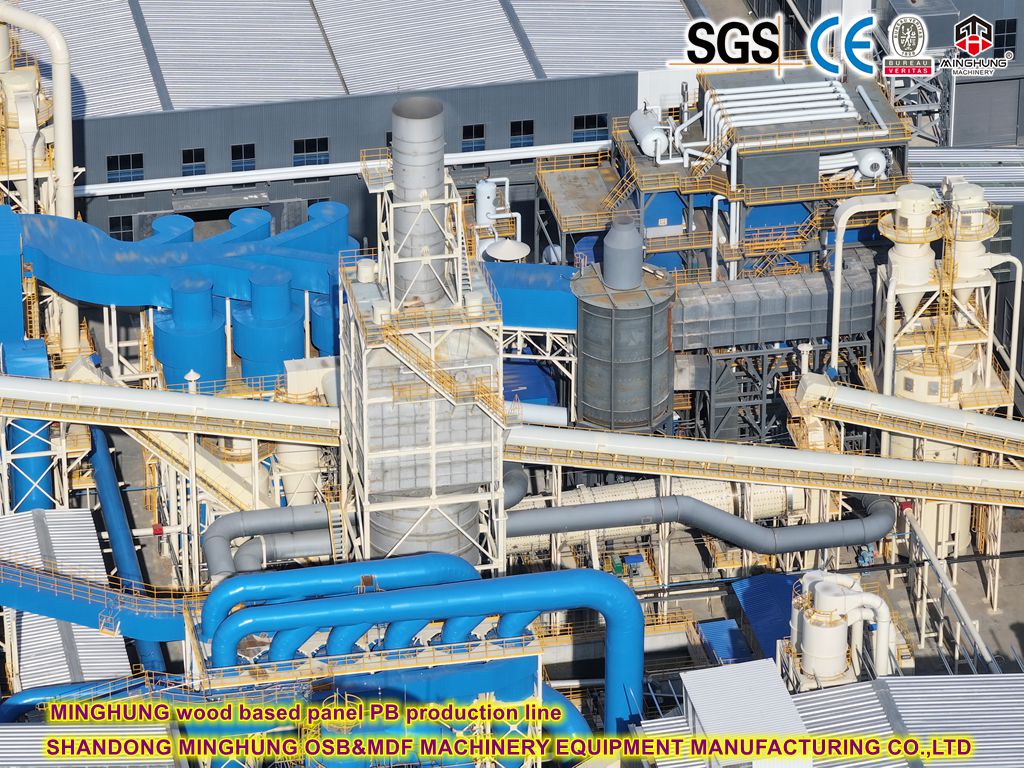MINGHUNG wood based panel PB production line