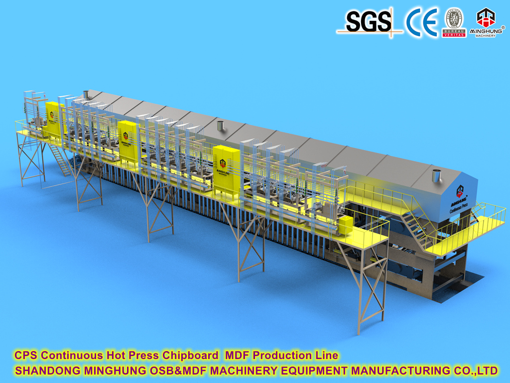 CPS Continuous Hot Press Chipboard Production Line