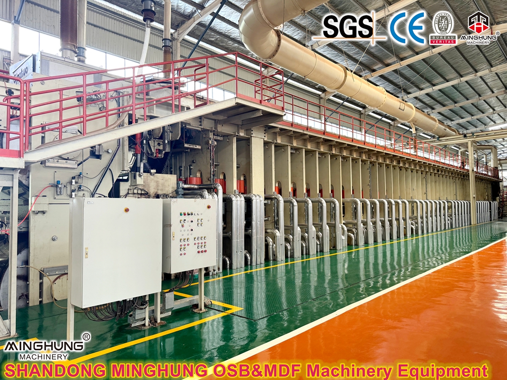 Conti-roll hot press for making chipboard osb mdf