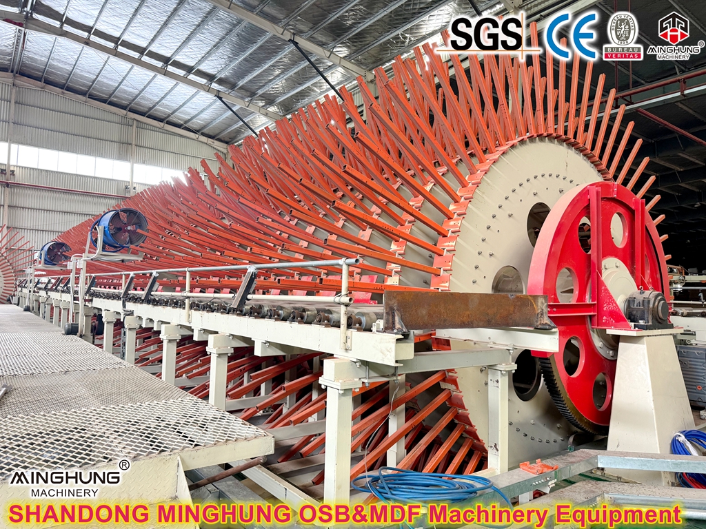 Cooling frame for Particleboard hot press machine