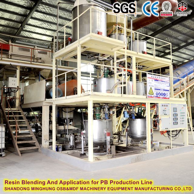 Resin Blending And Application for Particle Board Production Line