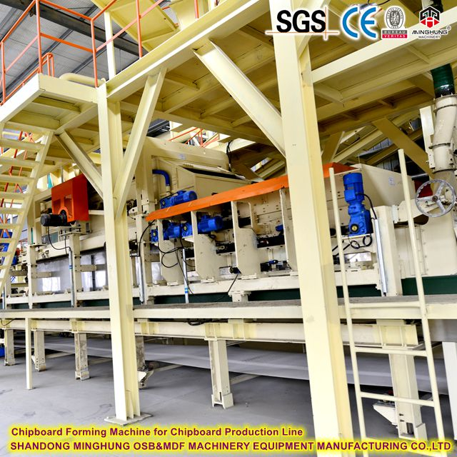 Furniture Grade High Gloss Particle Board Paving Forming Machine 
