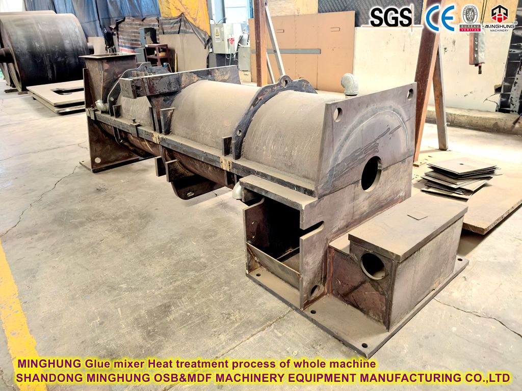 glue mixer Heat treatment process of whole machine