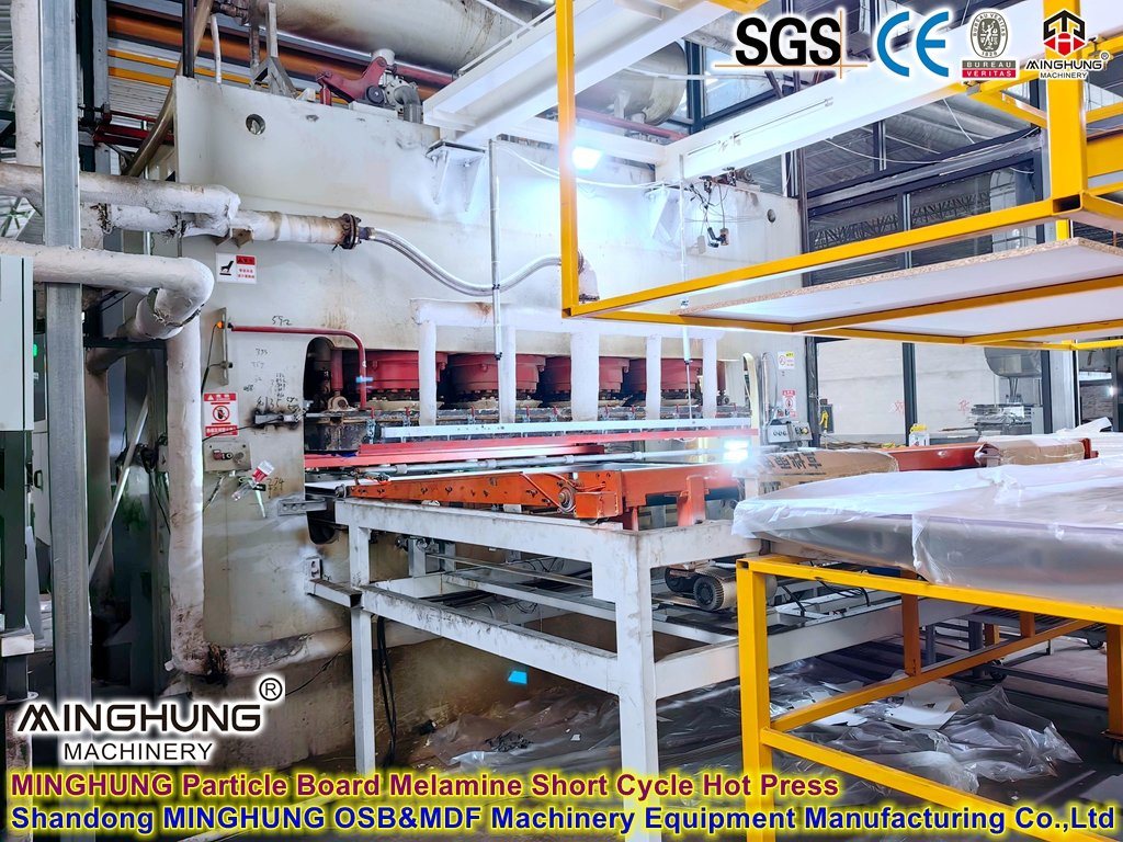 1600ton Short cycle hot press line