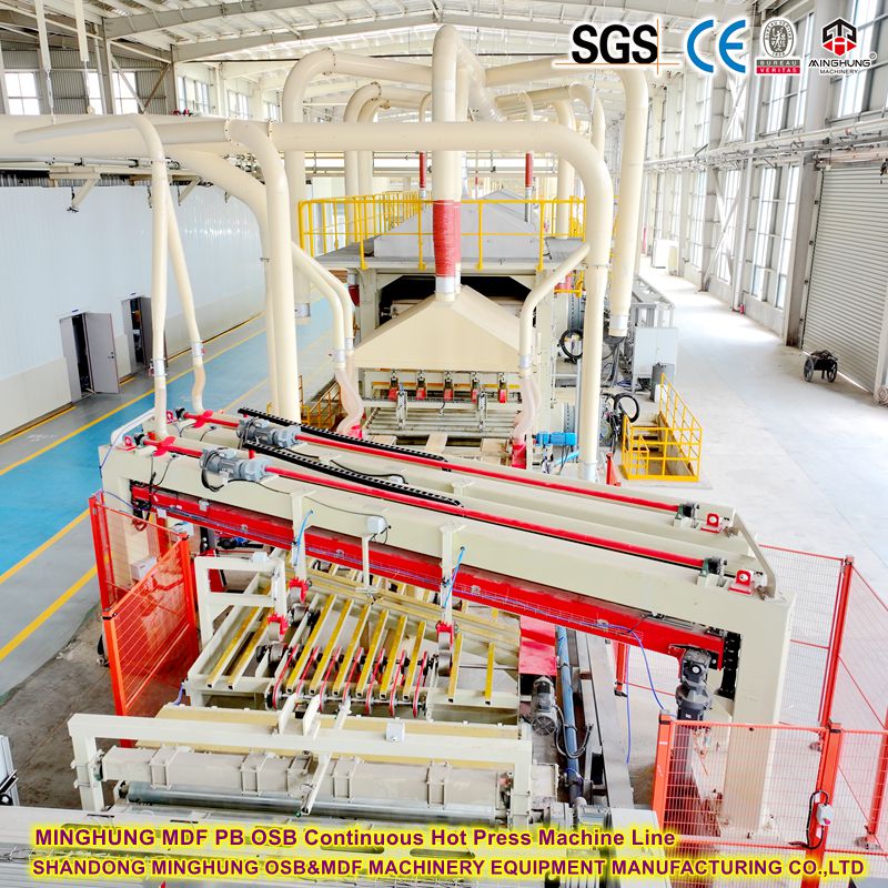 MINGHUNG MDF PB OSB Continuous Hot Press Machine Line