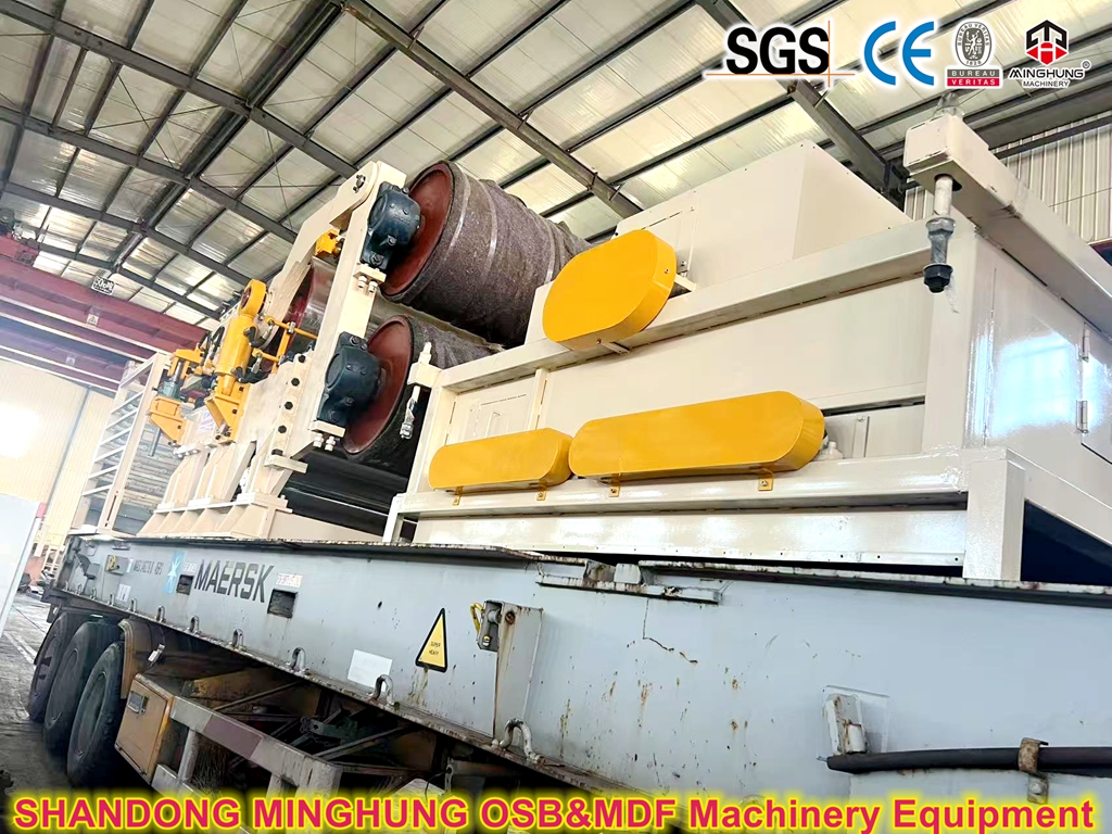 China MINGHUNG OSB Production line delivery to India