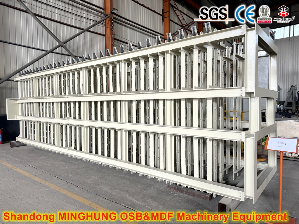 Auto unloader for Multi-daylights hot press