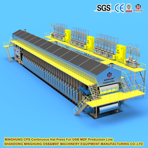 MINGHUNG Continuous Flat Pressing System for Making OSB /MDF /Particleboard