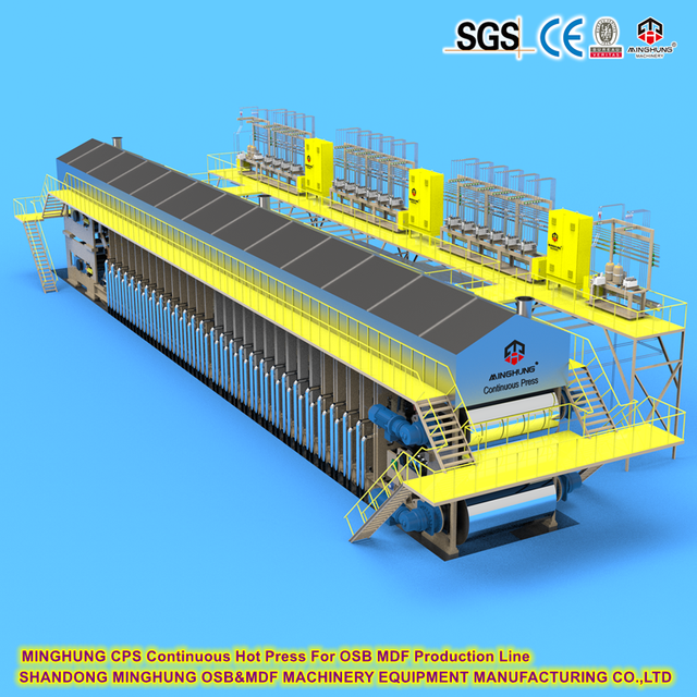 MINGHUNG Continuous Flat Pressing System for Making OSB /MDF /Particleboard