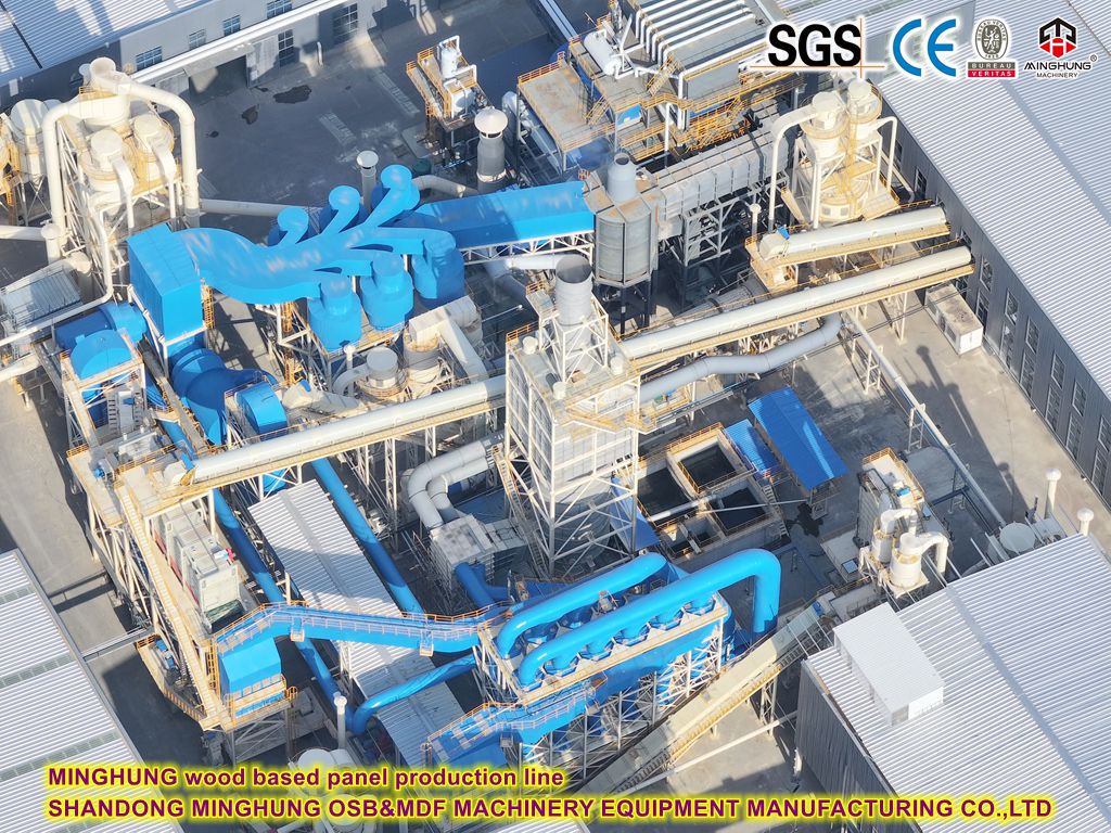 Energy center for MINGHUNG wood based panel production line