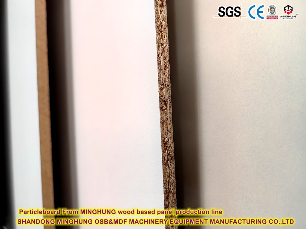 Particleboard From MINGHUNG wood based panel production line