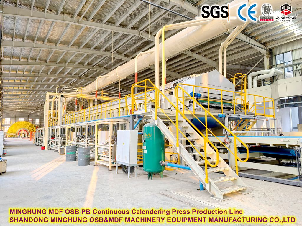 MINGHUNG MDF OSB PB Continuous Calendering Press Production Line