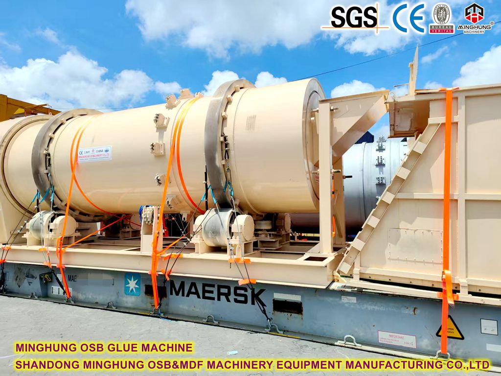 MINGHUNG OSB glue blender loading
