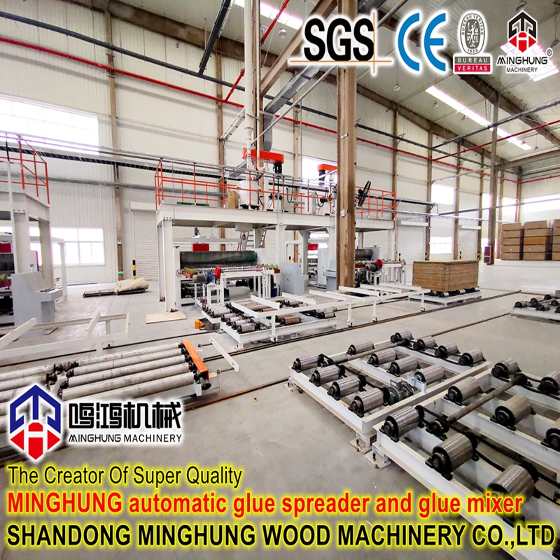 auto glue spreading line