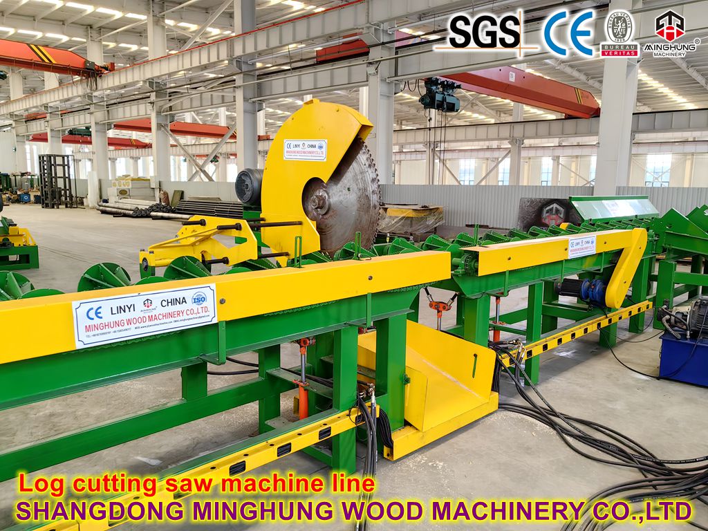 China Minghung Wood Logs Timber Cutting Machine