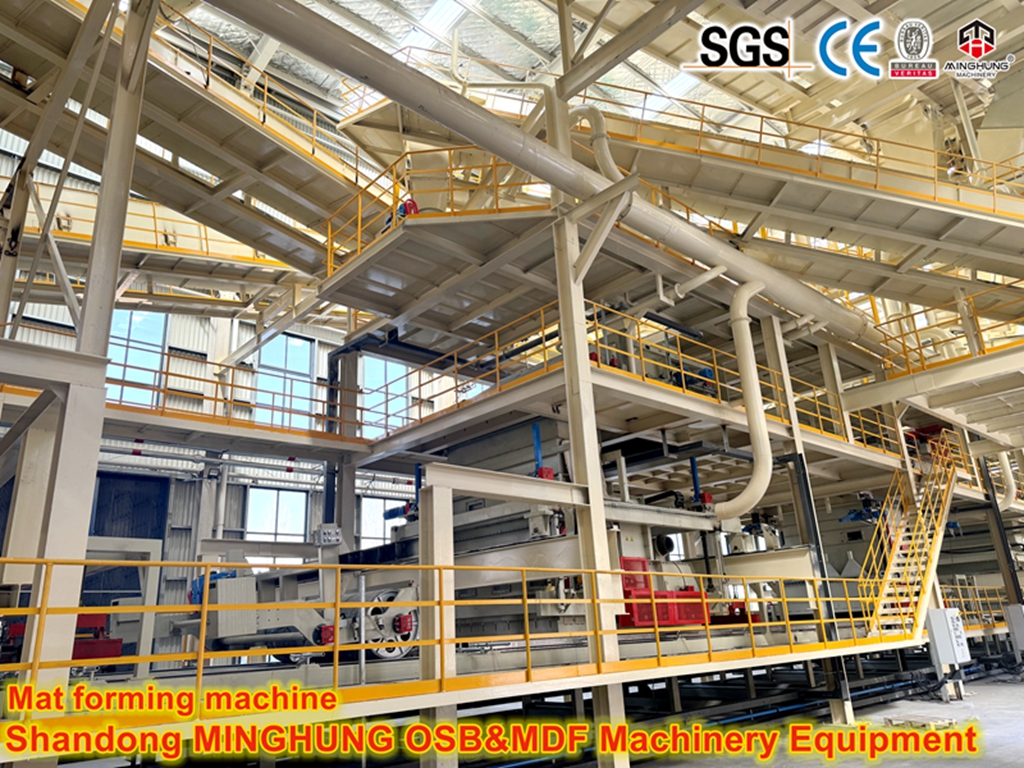 Mat forming machine