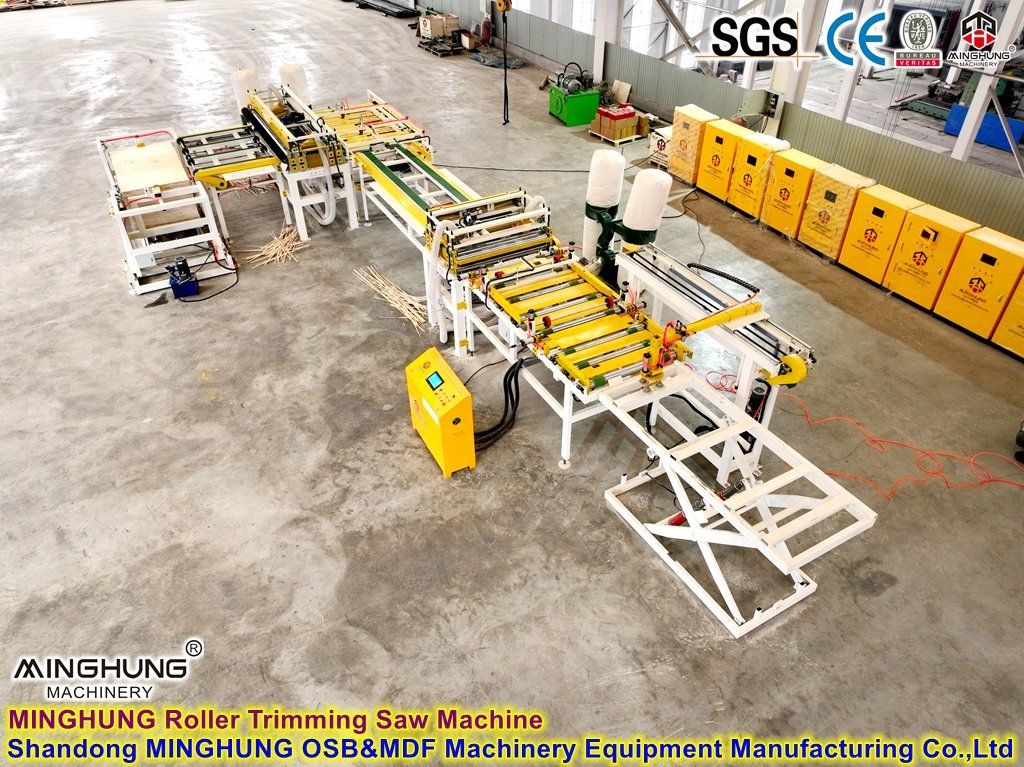 automatic panel cutting machine for making particle board