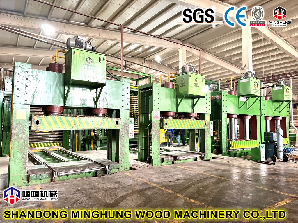 MINGHUNG cold press for plywood production