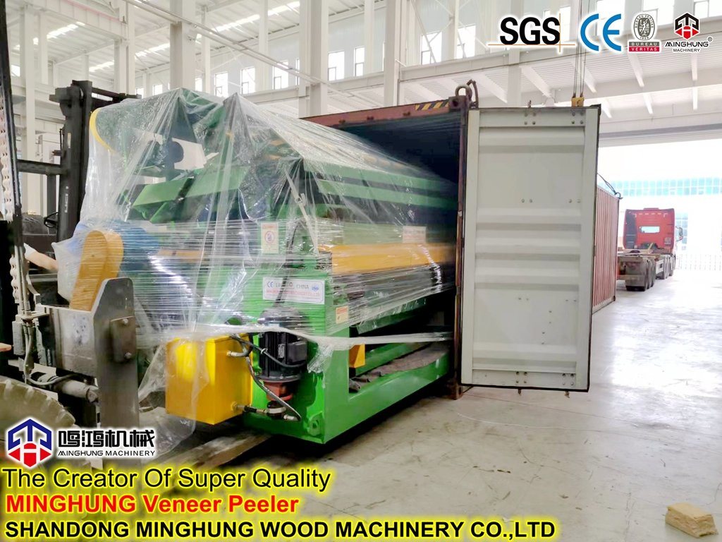 Кітай Minghung Veneer Peeling Machine Дастаўка