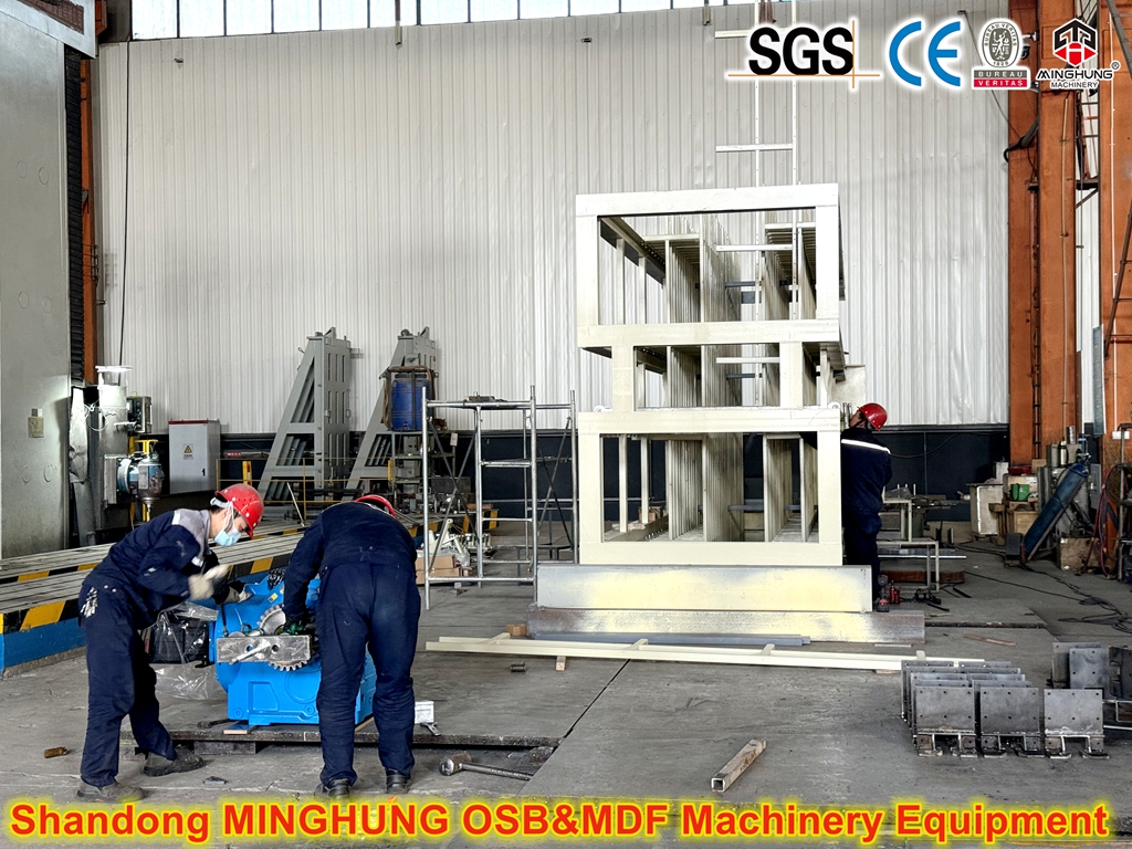 minghung factory of chipboard production line