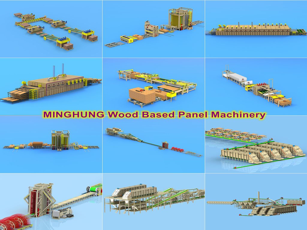 Machines de panneaux en bois en Chine en bois