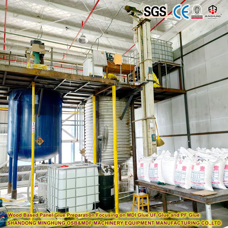 Wood Based Panel Glue Preparation Focusing on Particleboard MDI Glue UF Glue and PF Glue