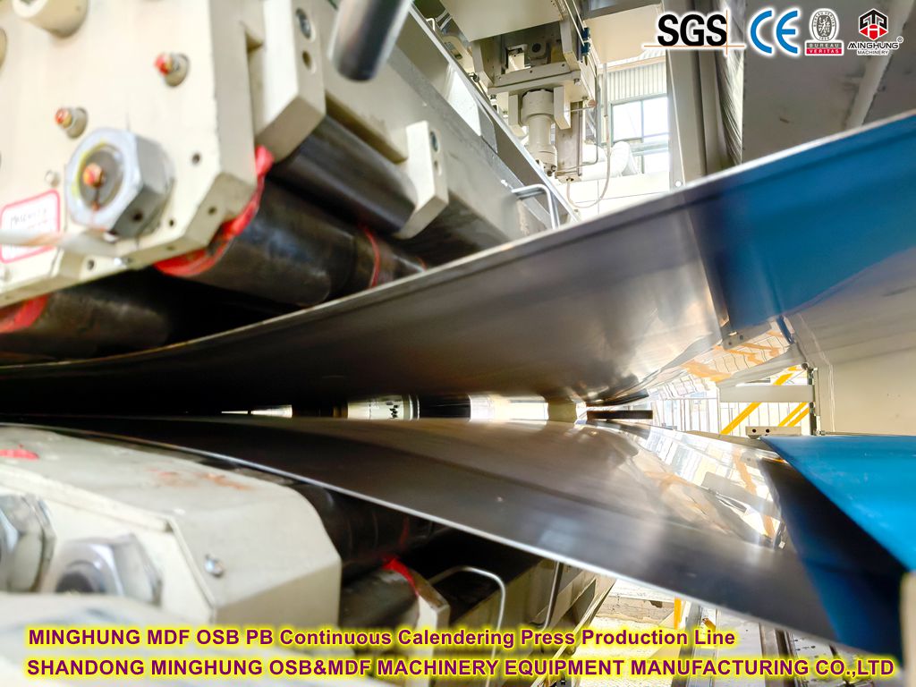 MINGHUNG MDF PB Continuous Calendering Press Production Line